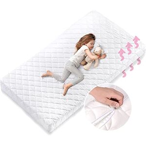 Kids Collective Matelas pour enfants 80x160 cm avec drap-housse et housse lavable   10 cm d'épaisseur matelas en mousse froide de haute qualité pour lit d'enfant lit d'enfant   Made in EU, poids corporel jusqu'à 60kg - Publicité