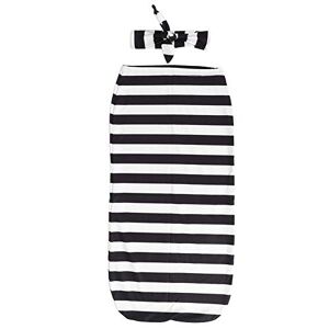 AXOC Swaddle Set, Ripple Black White Stripe No Zippers Snaps Swaddle Wrap pour bébé de 0 à 3 mois(Rayures blanches noires, 0-3 mois bébé) - Publicité