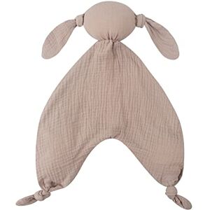 URFEDA Doudou Lapin, Double couche Mousseline Coton Doudou pour Bébé, Doudou Lapin plat Couverture de Sécurité, Mignon Lapin Jouets pour bébés, Cadeau Naissance, Pour Bébé Garçon et Fille 0 mois à 1+ ans - Publicité