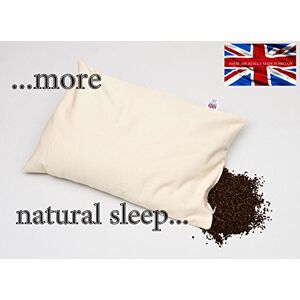Pillow Perfect ORGANIC BUCKWHEAT HUSK PILLOW,LARGER SIZE 28 X 17(71 x 43 cm)3.6 KILO,BRITISH MADE. YOUR USUAL PILLOW IS AS MUCH USE AS A PAPER BAG IN A STORM by PERFECT PILLOW - Publicité