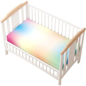 Odot Drap Housse pour Lit de Bébé, Multicolore Draps Housses Enfants Respirant Douce Extensible Protège Matelas pour Lit Bébé, Berceau, Lit Parapluie (Beige,33x75 cm) - Publicité