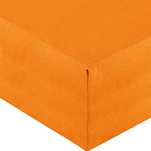 aqua-textil Royal Drap-Housse lit sommier tapissier Lits à Eau Coton élasthanne XL 200x220-220x240 cm Orange - Publicité
