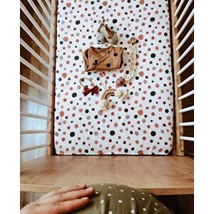 Bhrcollections Drap-housse en coton bio pour lit d'enfant 70 x 140 cm - Publicité