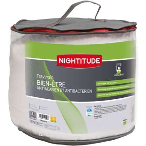 NIGHTITUDE Traversin 140 cm BIEN-ETRE coloris blanc