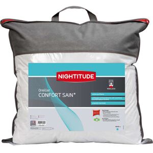 NIGHTITUDE Oreiller carré 60x60 cm CONFORT SAIN - Publicité