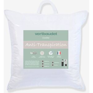 Vertbaudet Oreiller moelleux microfibre thermorégulateur TOPCOOL® blanc BLANC 40X60 - Publicité