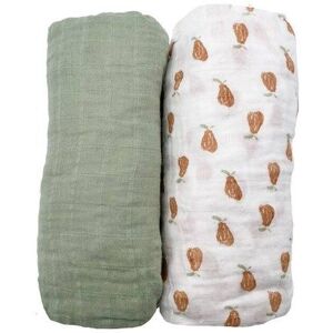 Sauthon Lot De 2 Draps Housse 65x130 Cm En Coton Bio Blanc TU - Publicité