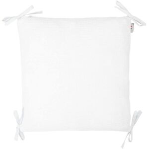 Taies De Coussin Pour Tour De Lit Modulable En Gaze De Coton - Sevira Kids - Jeanne - Blanc - Enfant - Mixte Blanc TU - Publicité