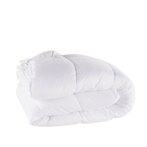 Maisons du Monde Couette en polyester recycle blanc effet peau de peche 4 saisons 220x240