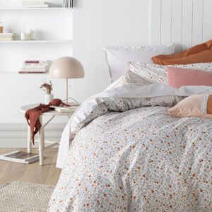 Essix Housse de couette en coton orange 140x200 Orange 200x200x140cm