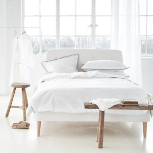 Housse de couette unie en coton naturel 260x240