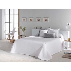 Naf Naf Couvre lit en coton blanc 230x270 - Publicité