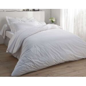 Becquet Housse de couette 240x220 en percale de coton blanc