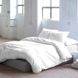 Guy Laroche Home Housse de couette en coton blanc 240x220 cm Blanc 220x220x240cm