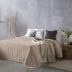 Guy Laroche Couvre lit en coton terre 250x270 Beige 250x270x270cm