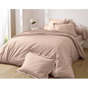 Becquet Housse de couette 240x220 en percale de coton beige sable - Publicité