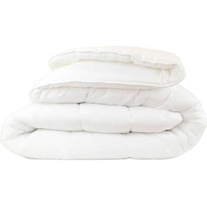 Linandelle Couette blanche 550gr hiver en polyester blanc 200x200 cm Blanc 0x0cm