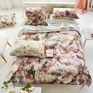 Designers Guild Housse de couette imprimee en percale de coton rose