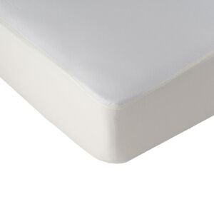 Linandelle Alèse protège matelas respirante en coton blanc 200x200 cm