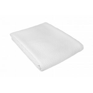 Toison d'Or Dessus De Lit en Coton Blanc 230x250 cm Blanc 23x1x250cm