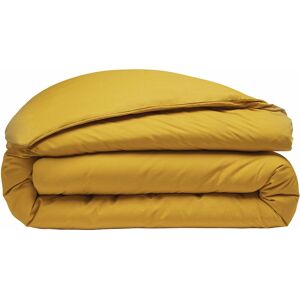 Baton Rouge Housse de couette percale de coton jaune 260x240 cm