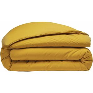 Baton Rouge Housse de couette percale de coton jaune 240x220 cm