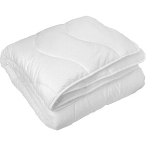 Toison d'Or Couette hiver avec microduvet aspect gaufré 450 gr coton blanc 140x200 - Publicité