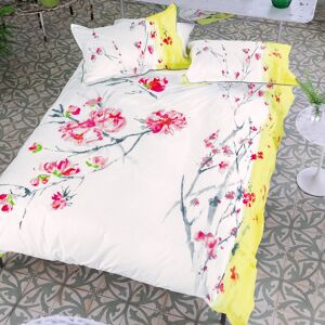 Housse de couette en satin de coton multicolore 260x240