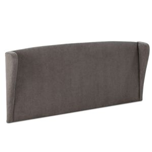 HOMN Tete de lit tapissee oreiller 140x60 cm couleur gris Fonce