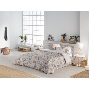 Ethere Housse de couette imprimé en percale coton multicolore 220x220 cm - Publicité