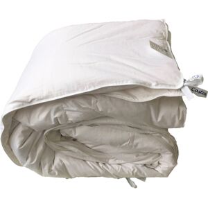 Castex Couette naturelle 2 en 1 en duvet et coton bio king size 280x240 cm Blanc 240x35x280cm