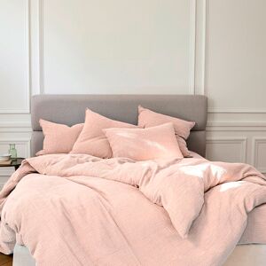 Anne de Solene Housse de couette gaze de coton blush 200x200 cm Rose 200x0x200cm