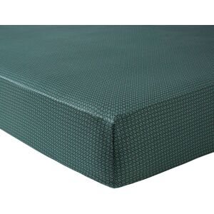 Anne de Solene Drap housse coton biologique vert fonce 180x200 cm