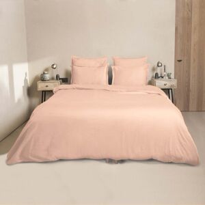 Febronie Housse de couette satin de coton 240x220 rose