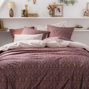 Essix Housse de couette en percale de coton violet 200x200 Violet 200x200x200cm