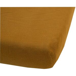 Gabrielle Paris Drap housse en gaze de coton ambre 90x190 Jaune 190x1x90cm