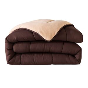 Becquet Couette 140x200 marron double face 400 g/m2