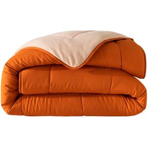 Becquet Couette 200x200 orange double face 400 g/m2 - Publicité