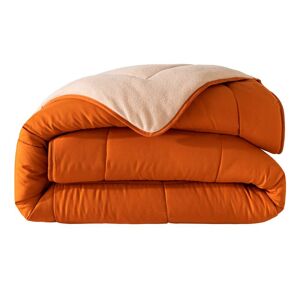 Becquet Couette 140x200 orange double face 400 g/m2