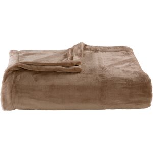 Dodo Couverture Polaire Extra Douce Coloris Taupe 220x240 cm - DODO Marron 240x0x220cm