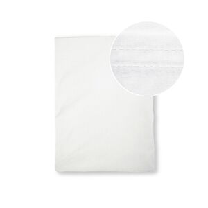 Garnier Thiebaut Drap plat percale de coton 90 fils/cm² blanc 240x300
