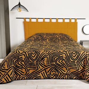 Linder Dessus de lit matelassé 240x260cm Camel Orange 260x10x240cm