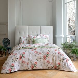 Anne de Solène Housse de couette percale rose clair 240x220 cm