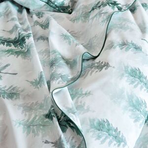 Anne de Solene Drap plat percale vert fonce 240x295 cm