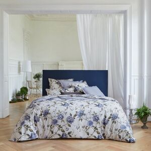 Anne de Solène Housse de couette percale bleu foncé 200x200 cm