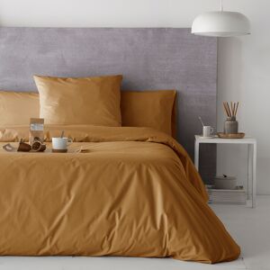 Housse de couette en percale de coton 260x240 cm marron Marron 240x240x240cm