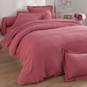 Becquet Housse de couette 140x200 rose framboise en coton - Publicité