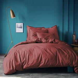 Matt & Rose Parure de lit unie en coton lavé Lie De Vin 240x220+2x65x65cm - Publicité