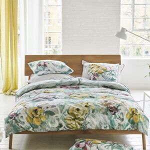 Designers Guild Housse de couette imprimee en percale de coton vert 140x200 Vert 200x200x140cm