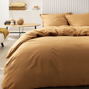 Essix Parure de lit en coton ambre 140x200 Made in France